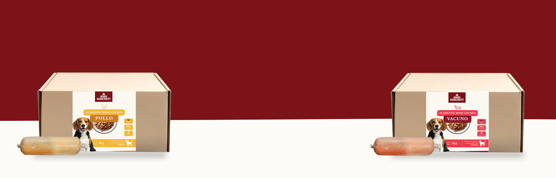 Alimento Semi Cocido para perro