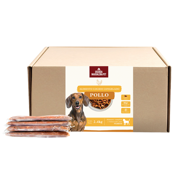 Alimento Cocido Pollo Congelado 2.4 Kg