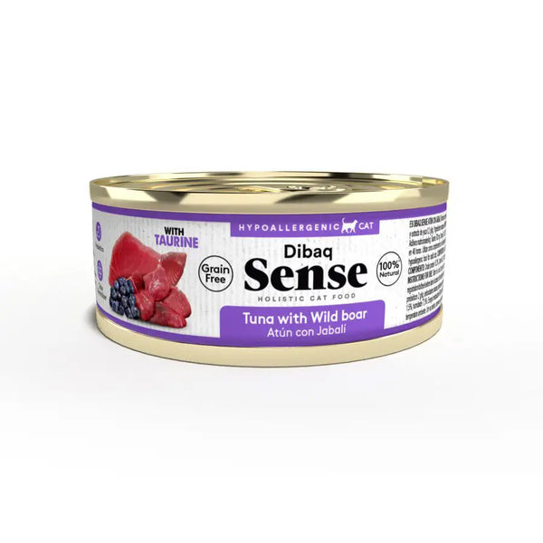 Alimento Húmedo Gato Atún-Jabalí Lata 70 Gr Dibaq Sense