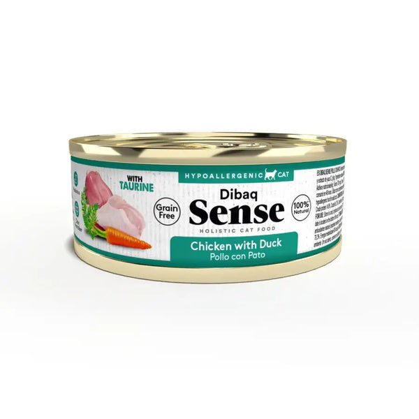 Alimento Húmedo Gato Pollo- Pato Lata 70 Gr Dibaq Sense