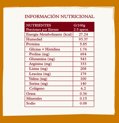 Pack Caldos de Garra de Pollo | 6  Unidades