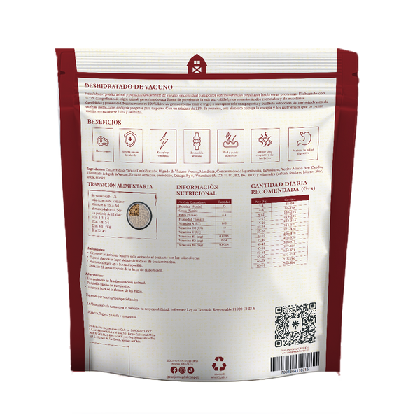 Deshidratado de vacuno 6 Kg