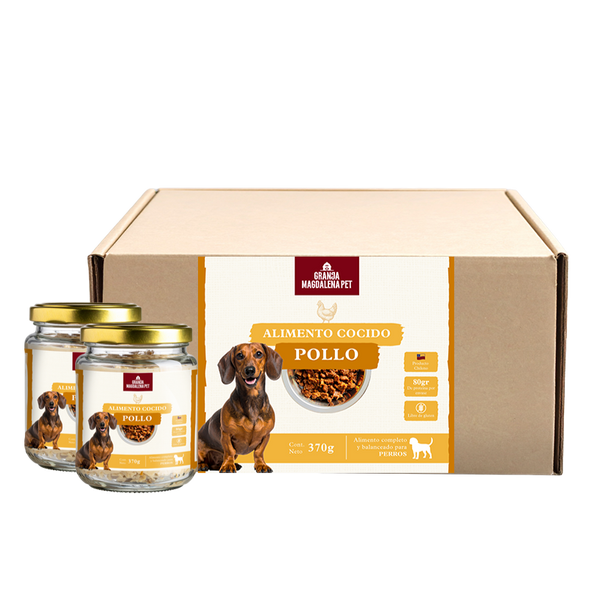 Pack Alimento Cocido Pollo-Pescado | 6 unidades