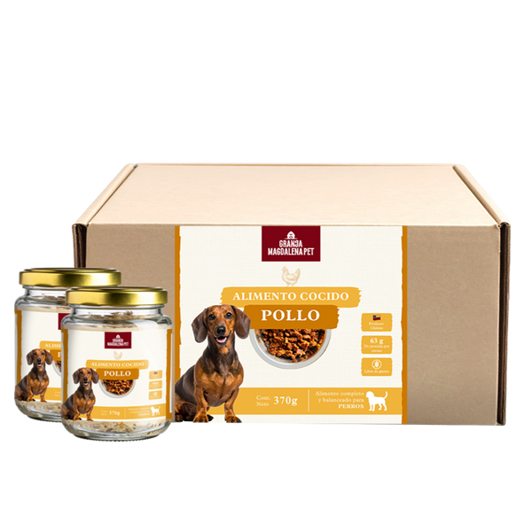 Pack Alimento Cocido Pollo-Pescado | 6 unidades