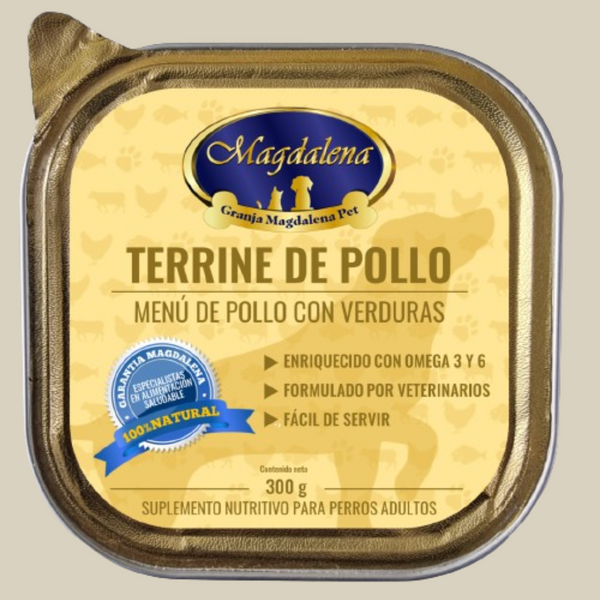 Terrine de Pollo para perros