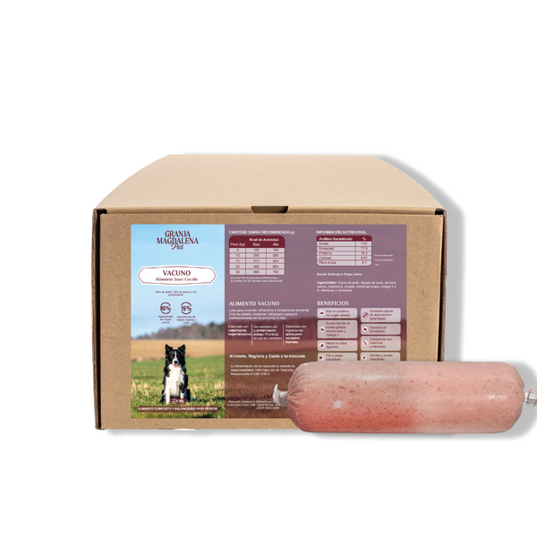Alimento Semi Cocido Vacuno 2.4 Kg