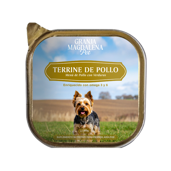 Terrine de Pollo para perros