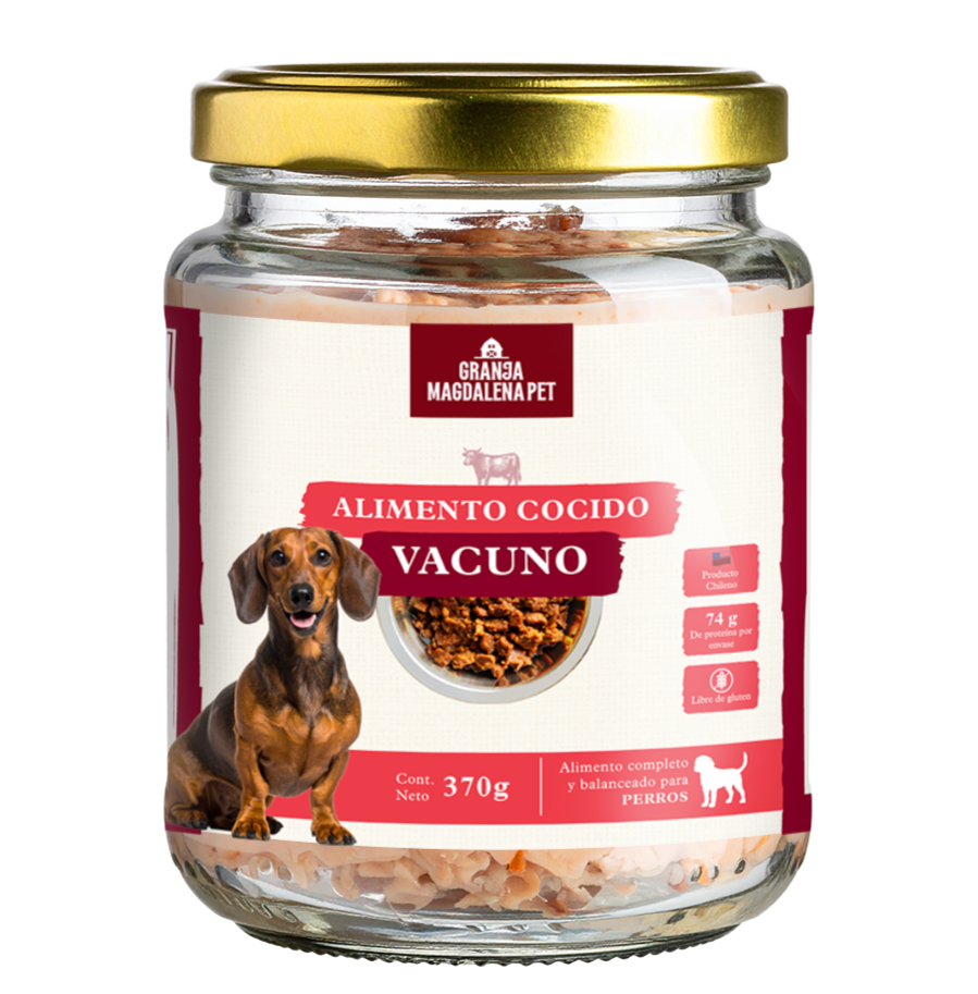 Alimento Cocido, Completo y Balanceado | Vacuno-Pescado