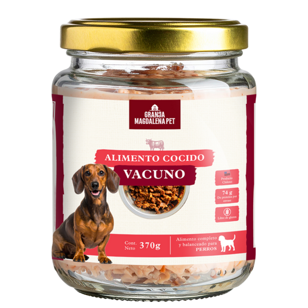 Pack Alimento Cocido Vacuno y Pescado | 6 unidades