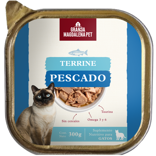 Terrine de Pescado para Gatos