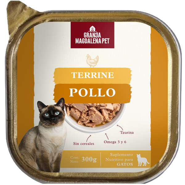 Terrine de Pollo para Gatos