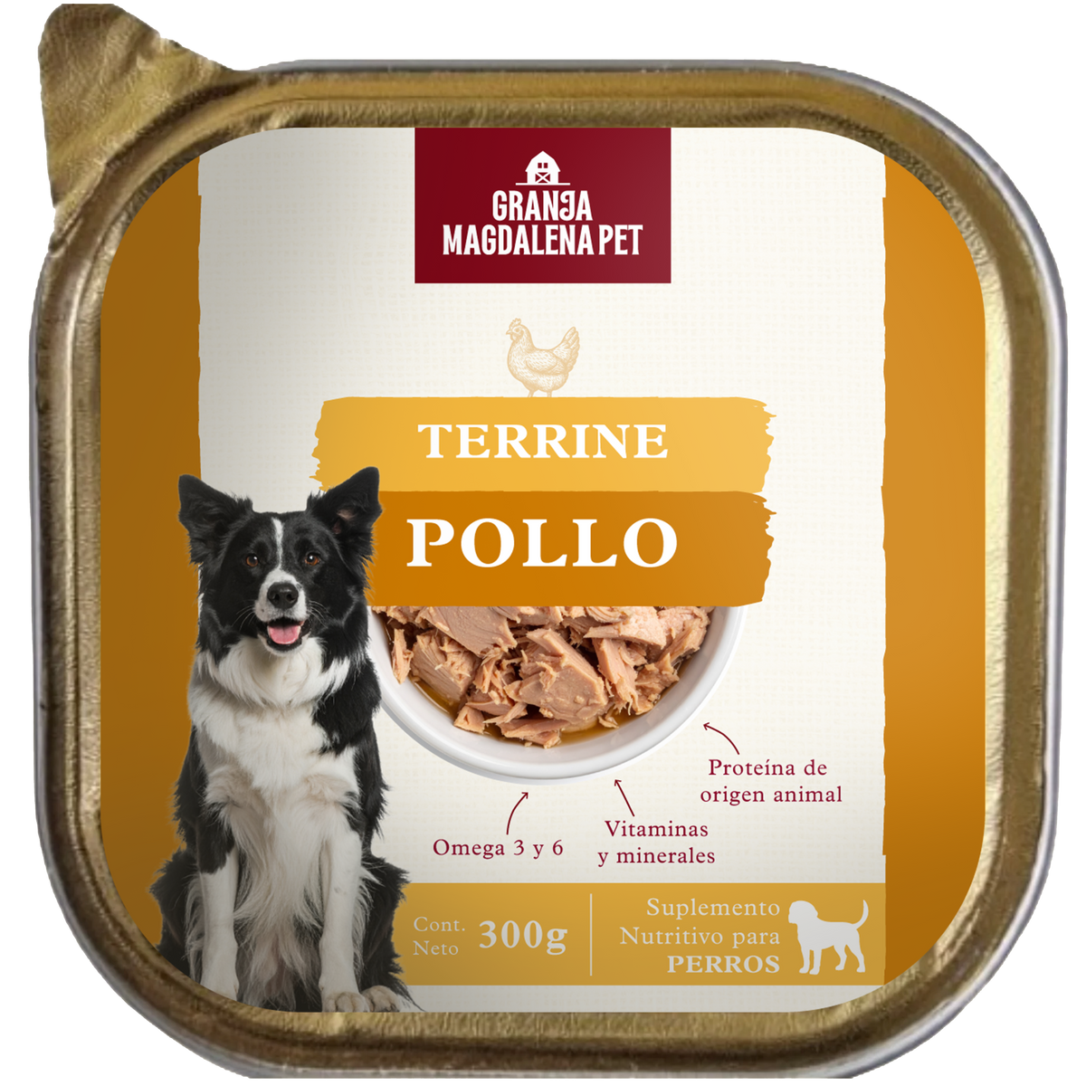 Terrine de Pollo para perros