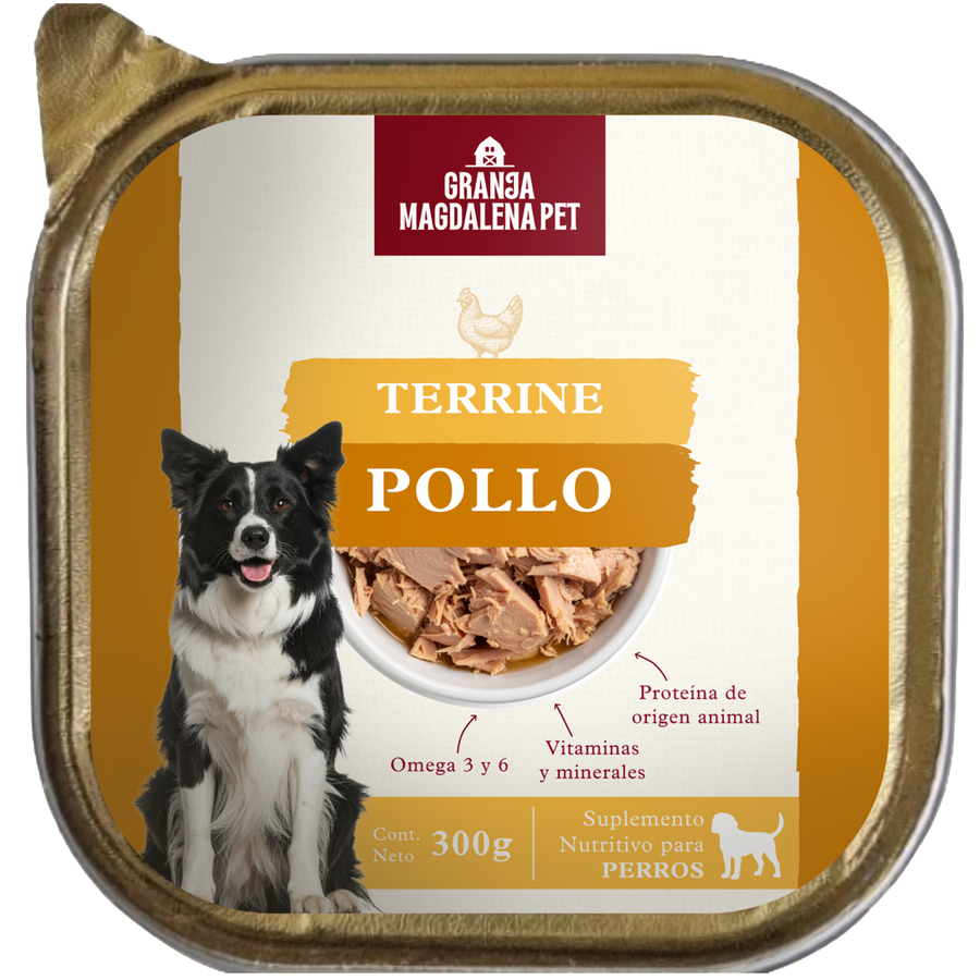 Terrine de Pollo para perros