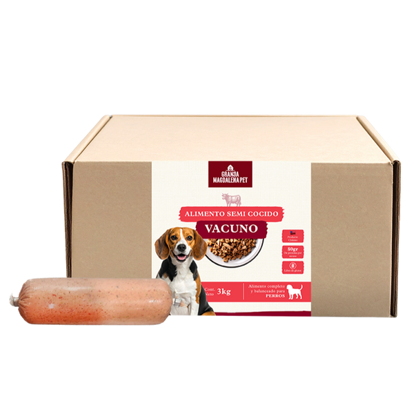 Alimento Semi Cocido Vacuno 3 Kg