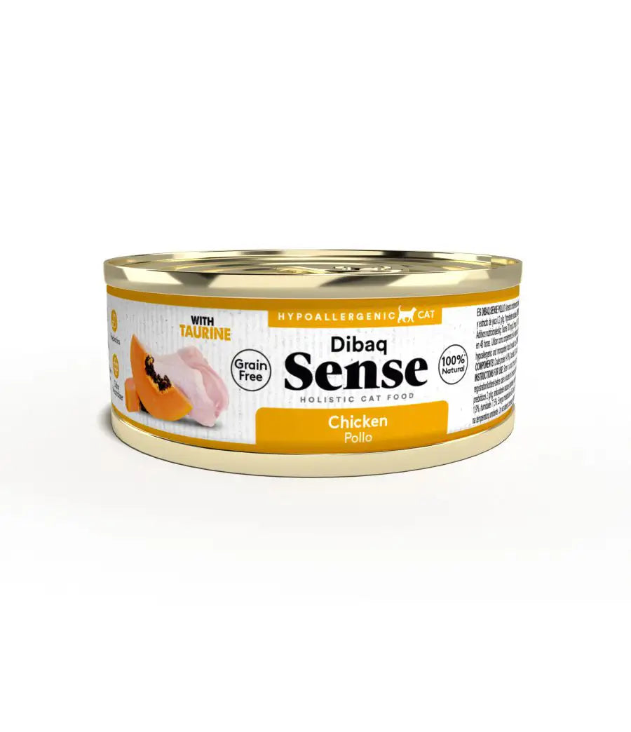 Alimento Húmedo Gato Adulto Dibaq Sense Pollo Lata 70 Gr