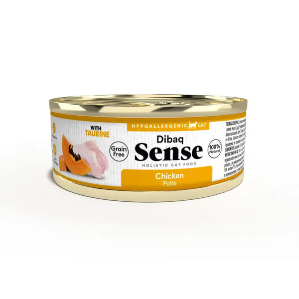 Alimento Húmedo Gato Adulto Dibaq Sense Pollo Lata 70 Gr